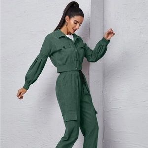 Cargo pants with jacket